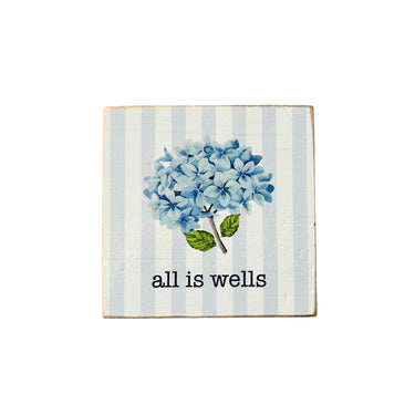 All is Wells™ Endless Summer Hydrangea Wood Block